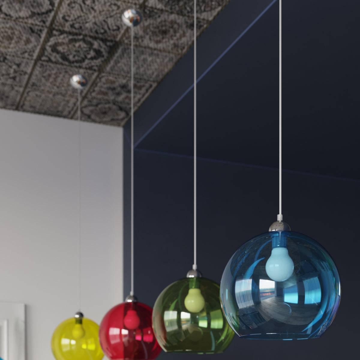 cortex-london-york-red-glass-ball-pendant-light-e27