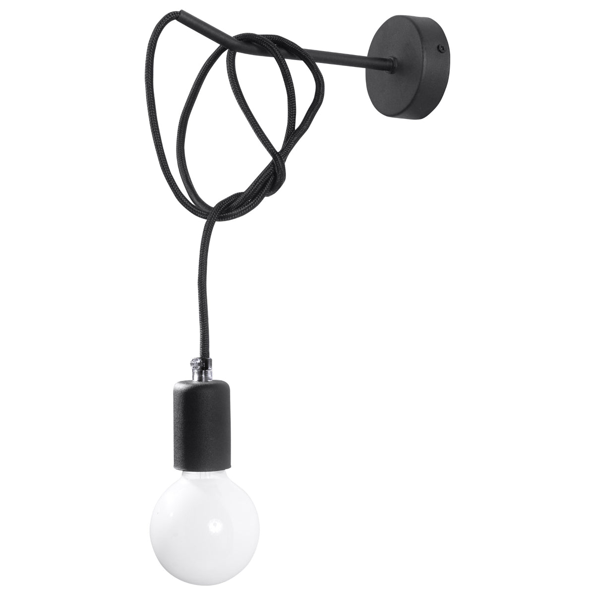 cortex-london-soho-edison-black-fabric-steel-wall-lamp-e27