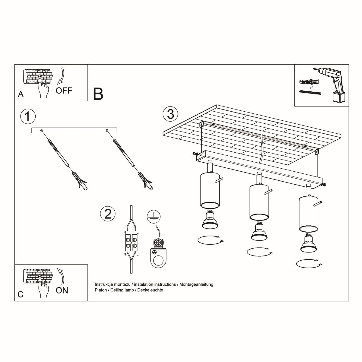 cortex-london-windsor-grey-steel-ring-gu10-ceiling-light