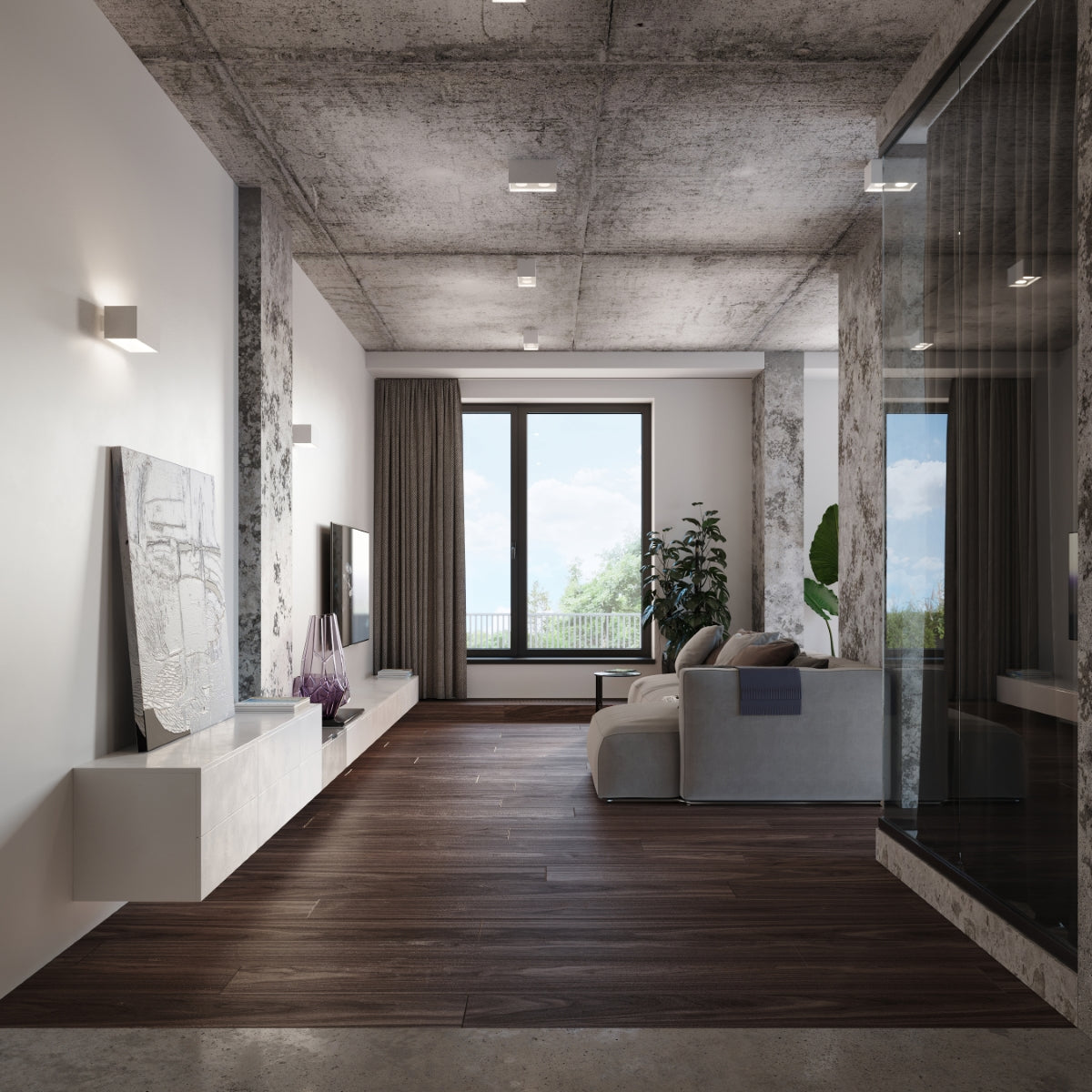 cortex-london-york-quad-white-aluminium-g9-wall-lamp