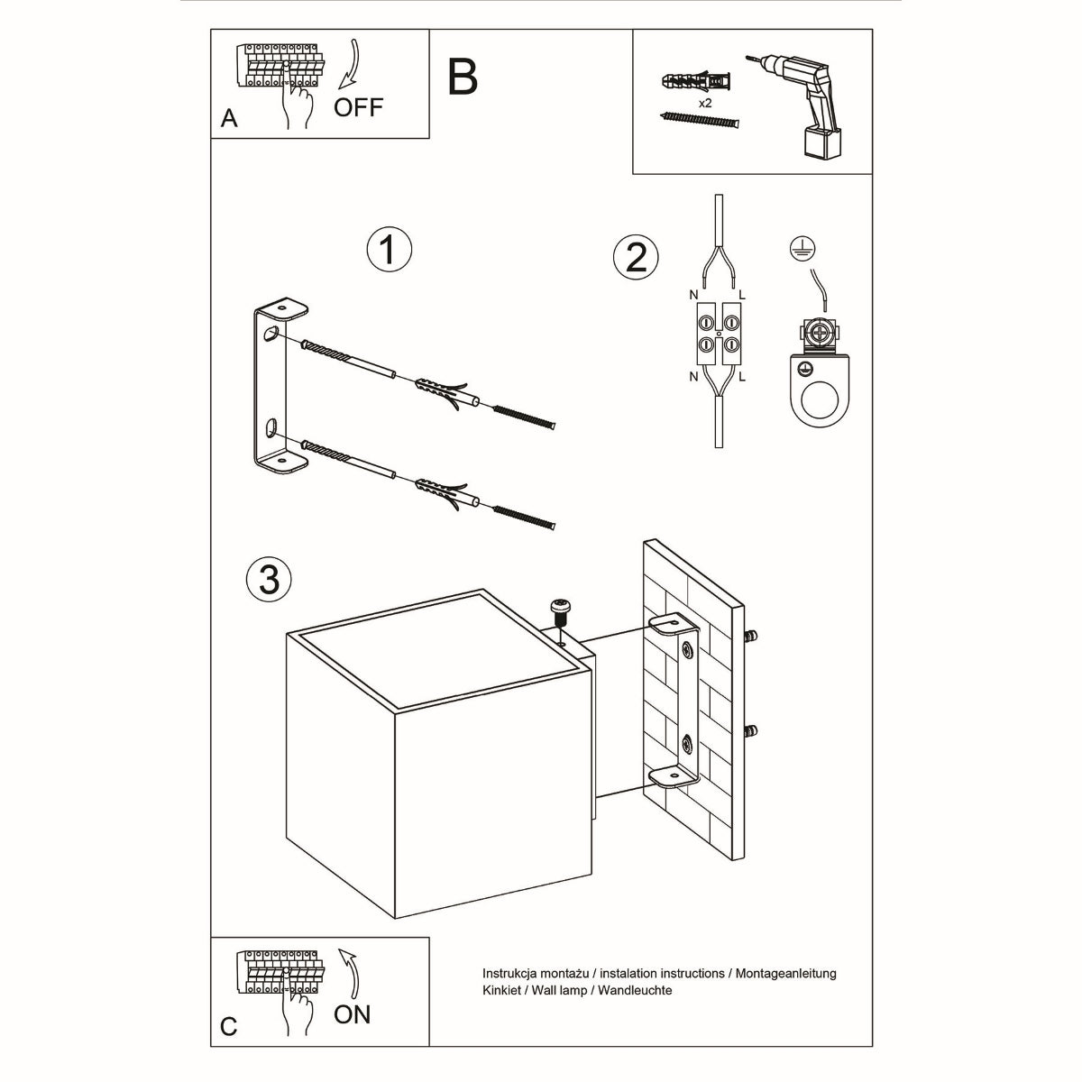 cortex-london-york-quad-anthracite-aluminium-g9-wall-lamp