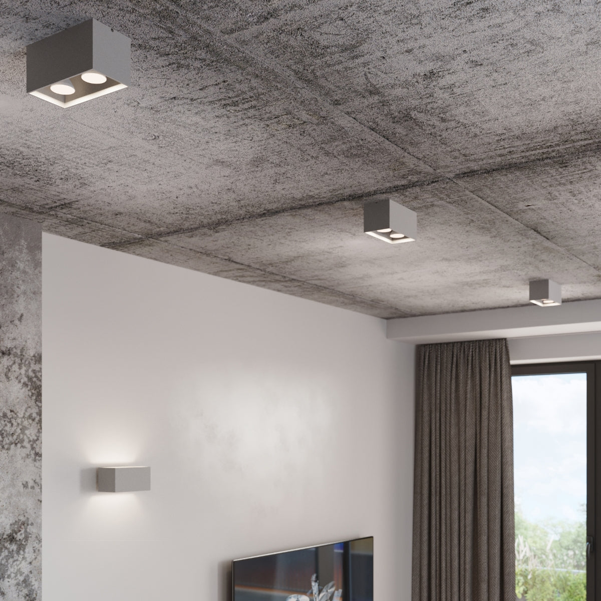 cortex-london-windsor-quad-black-aluminium-g9-wall-lamp