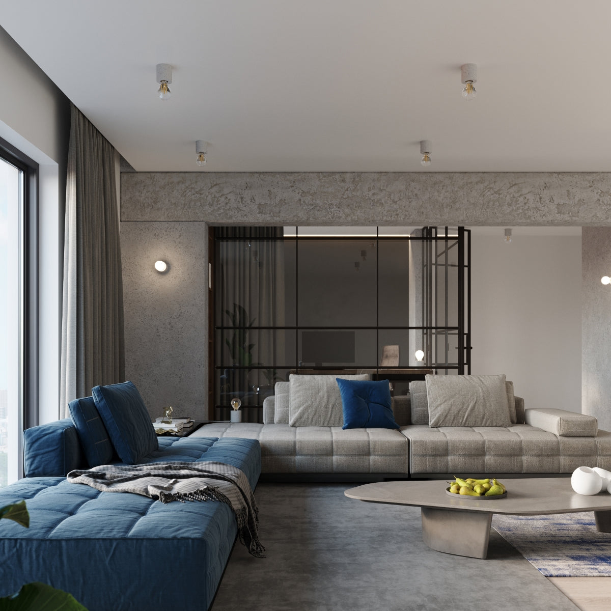 cortex-london-salgado-york-concrete-ceiling-lamp-e27-grey