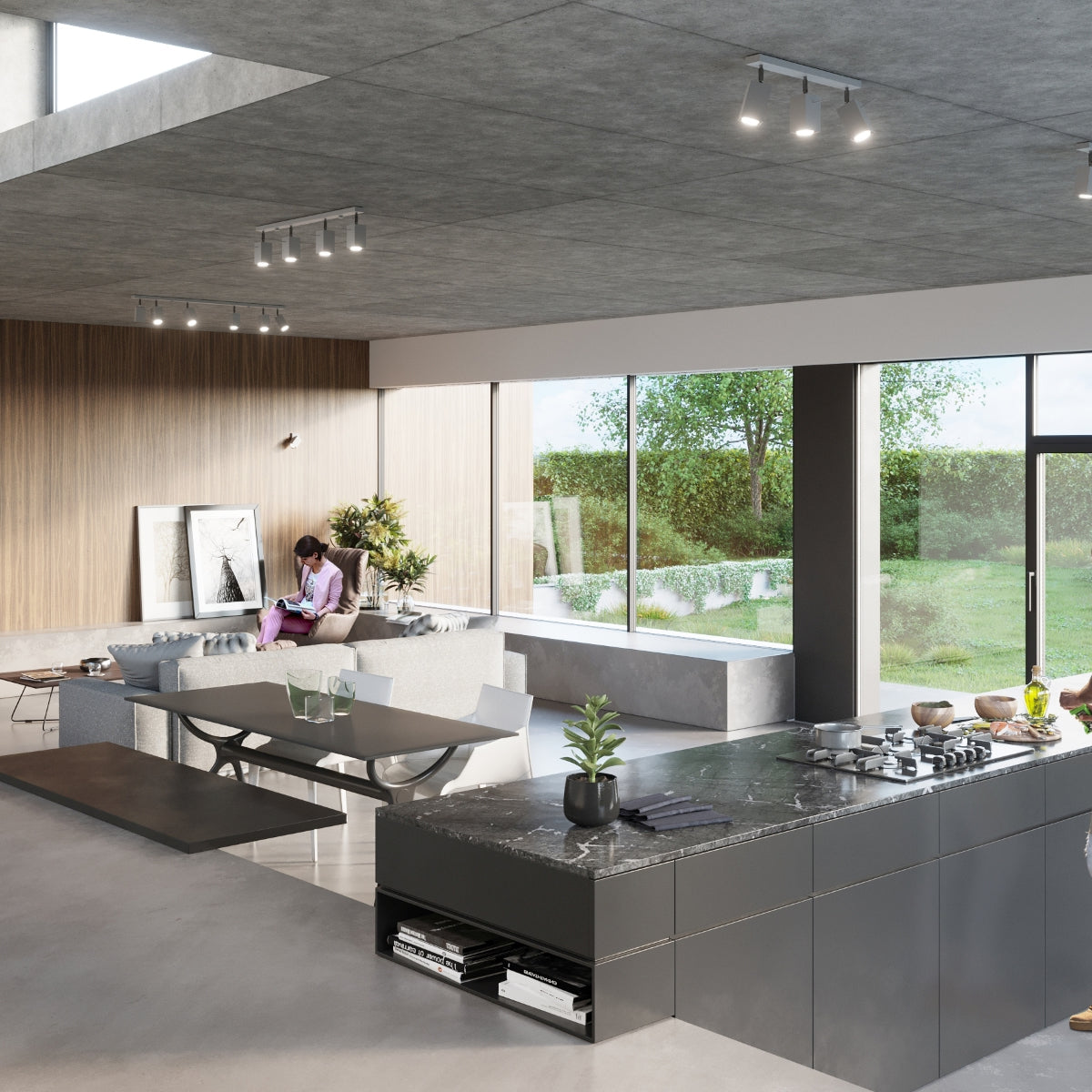 cortex-london-windsor-merida-grey-steel-ceiling-lamp-gu10