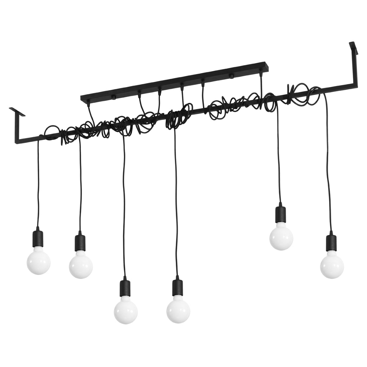 cortex-london-windsor-modern-black-fabric-steel-e27-chandelier