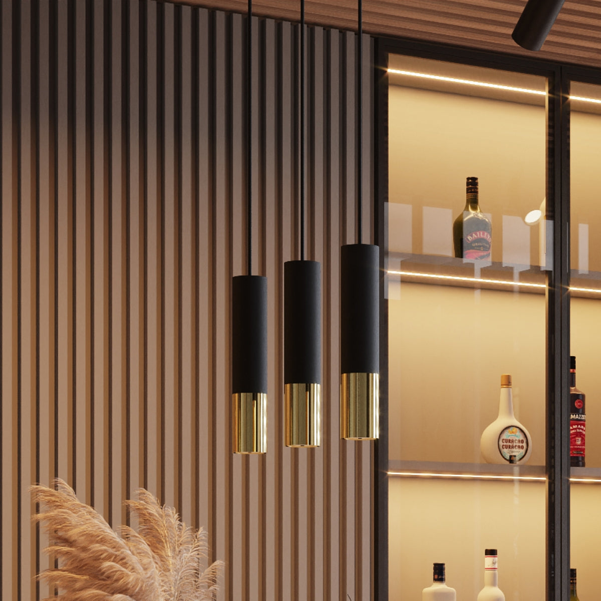cortex-london-windsor-loopez-black-golden-steel-gu10-ceiling-lamp