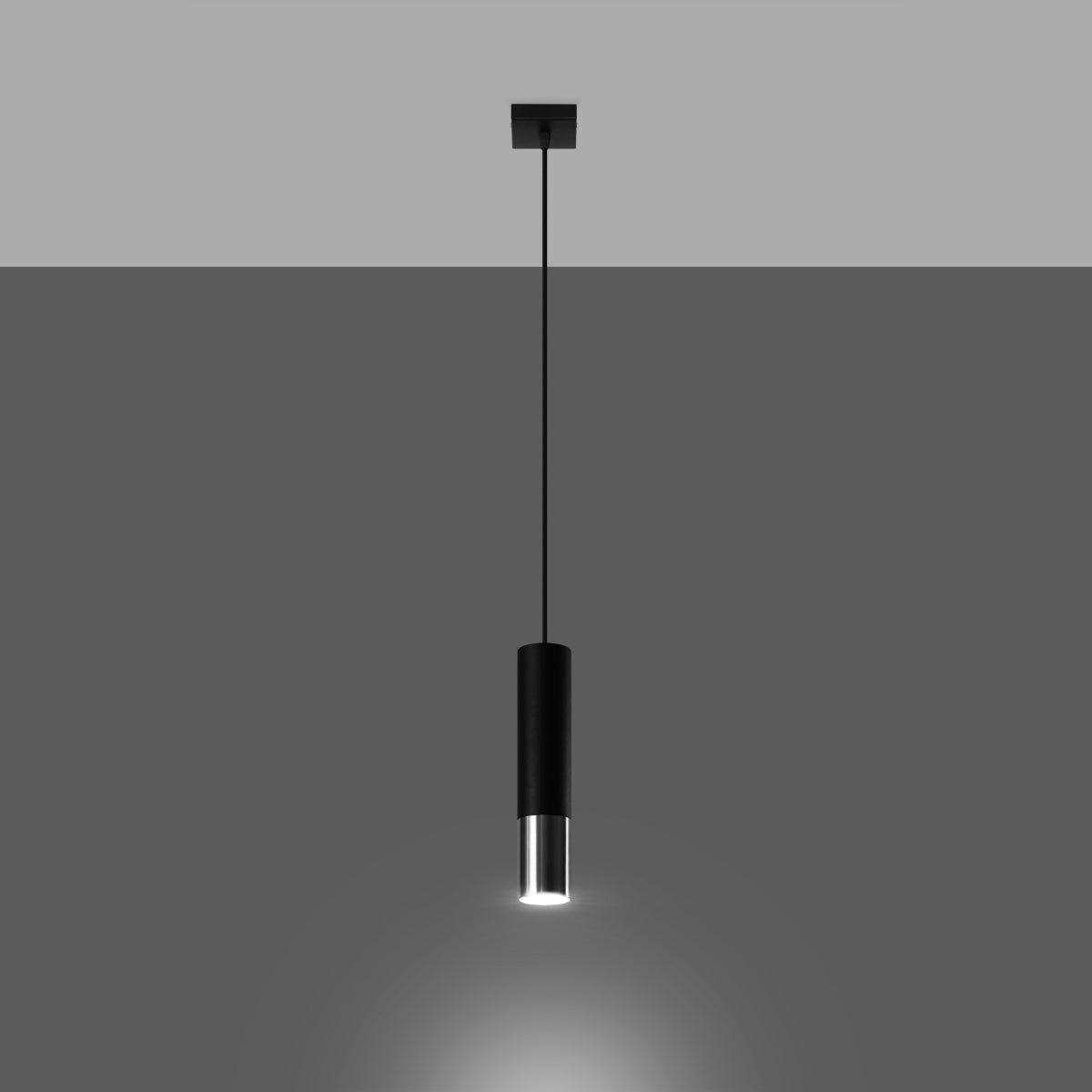 cortex-london-windsor-loopez-modern-steel-pendant-light-black-chrome-gu10