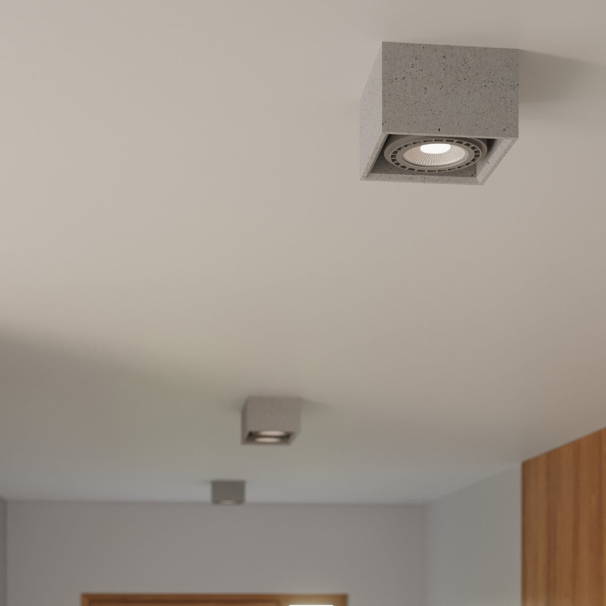cortex-london-bristol-quatro-grey-concrete-gu10-ceiling-lamp