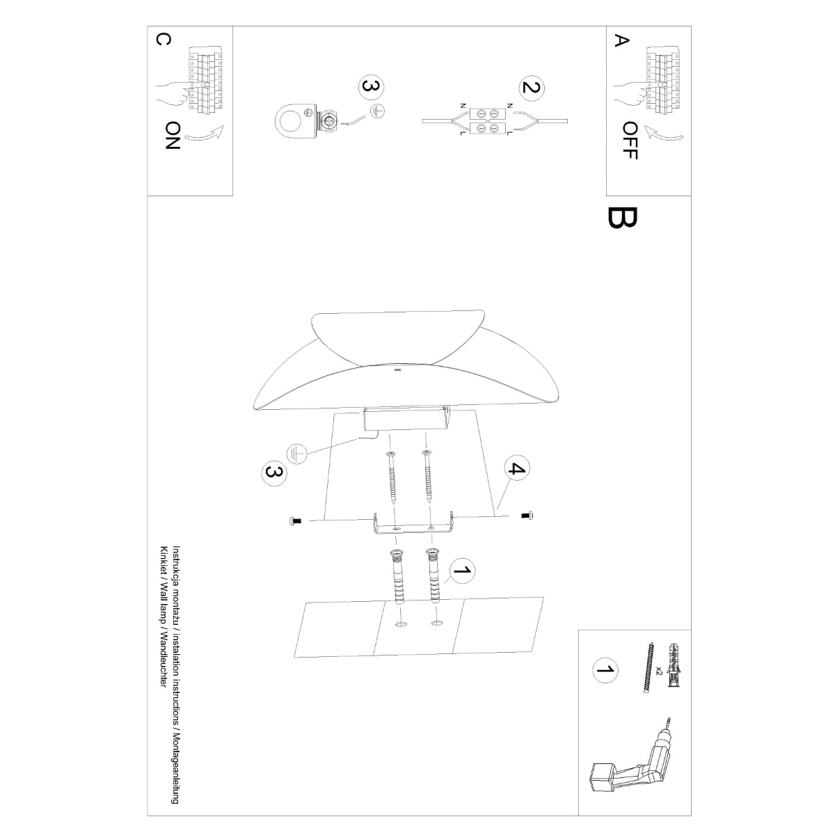 cortex-london-york-tear-white-steel-g9-wall-lamp