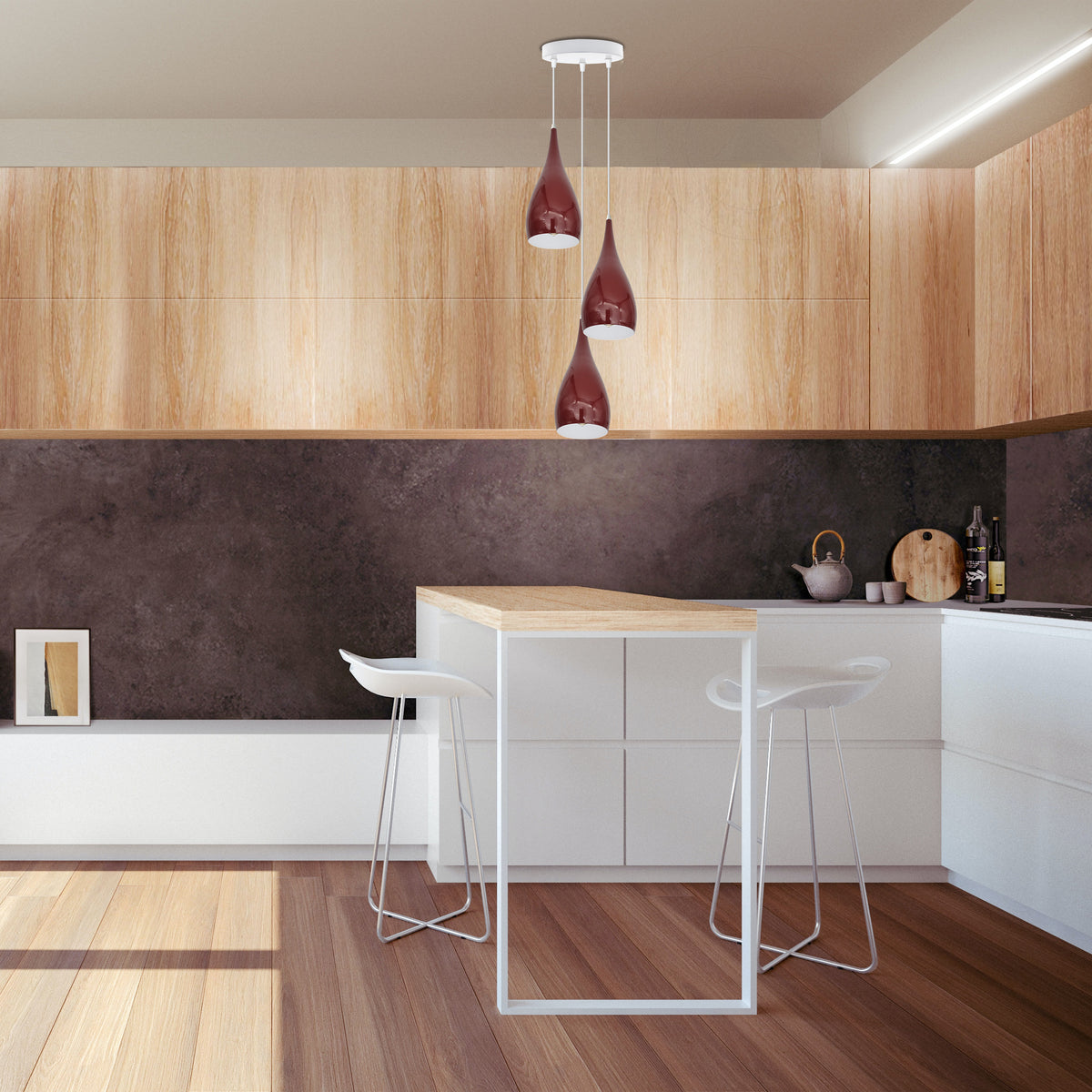 cortex-london-york-burgundy-teardrop-metal-e27-pendant-light