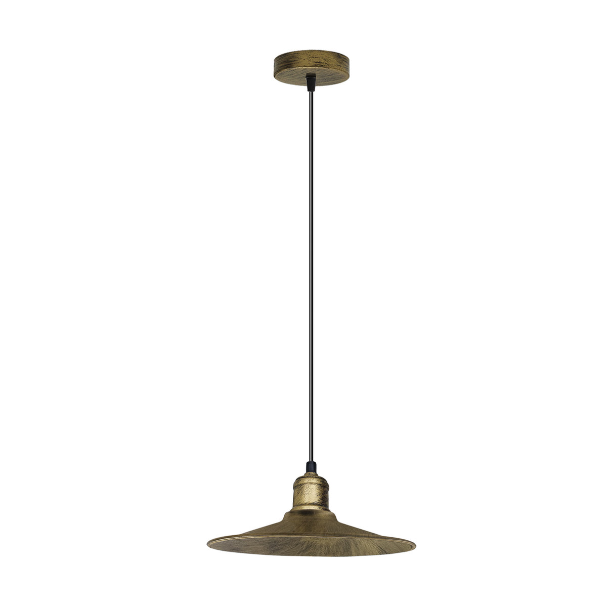cortex-london-york-vintage-brushed-brass-cone-pendant-light-e27