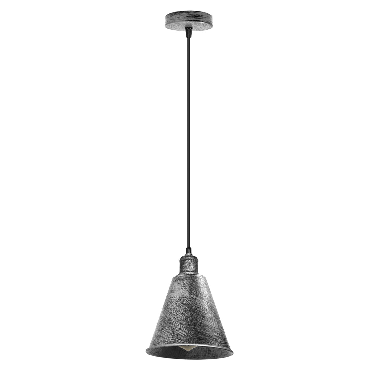 cortex-london-york-modern-brushed-silver-cone-pendant-light