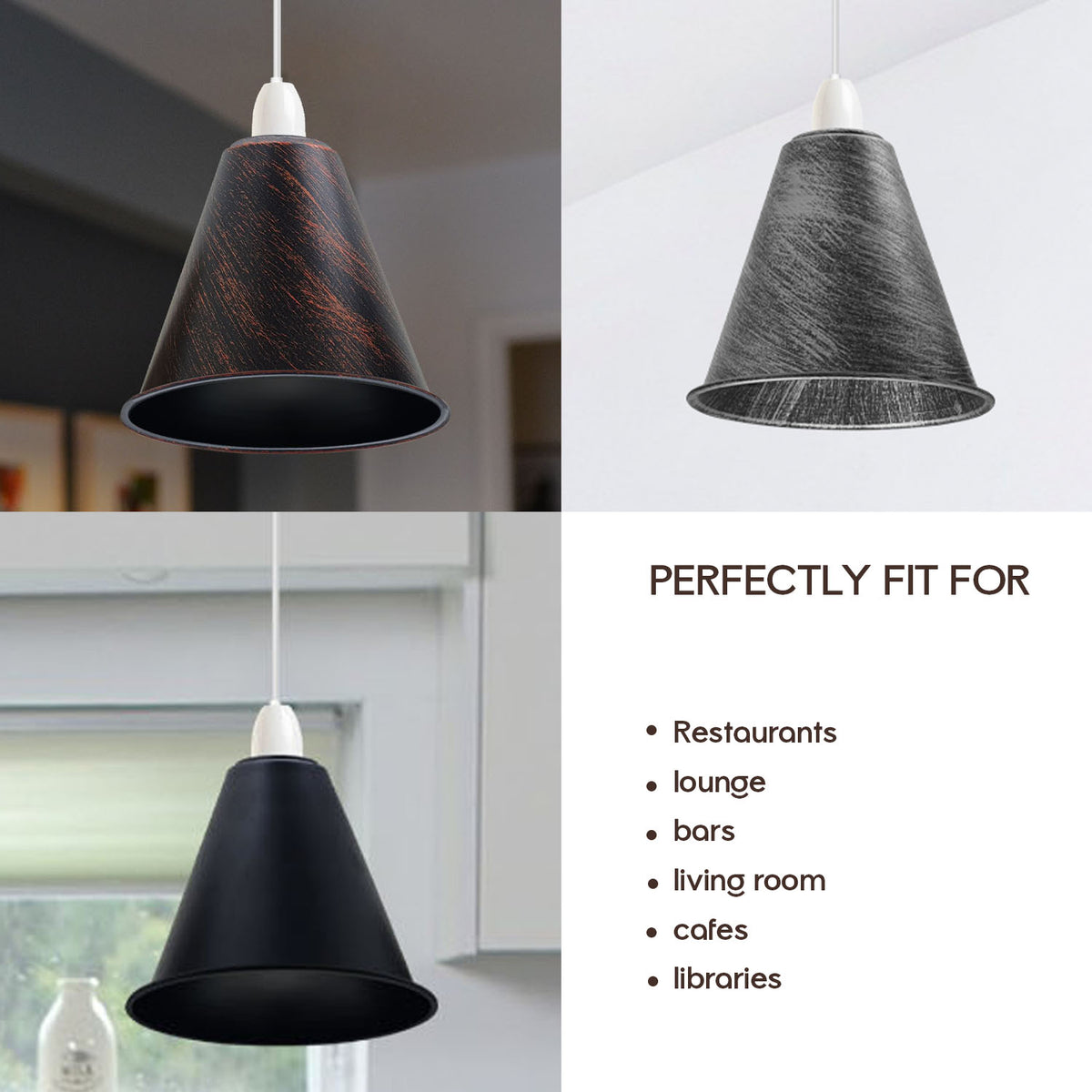 cortex-london-york-brushed-silver-vintage-metal-cone-lamp-shades-2-pack-18cm