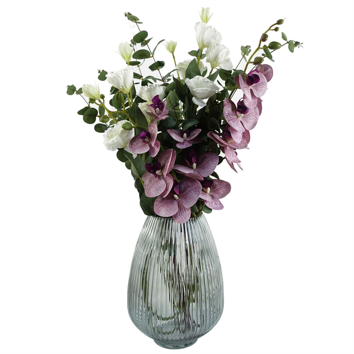 cortex-london-york-smoke-grey-ridged-glass-vase-30cm