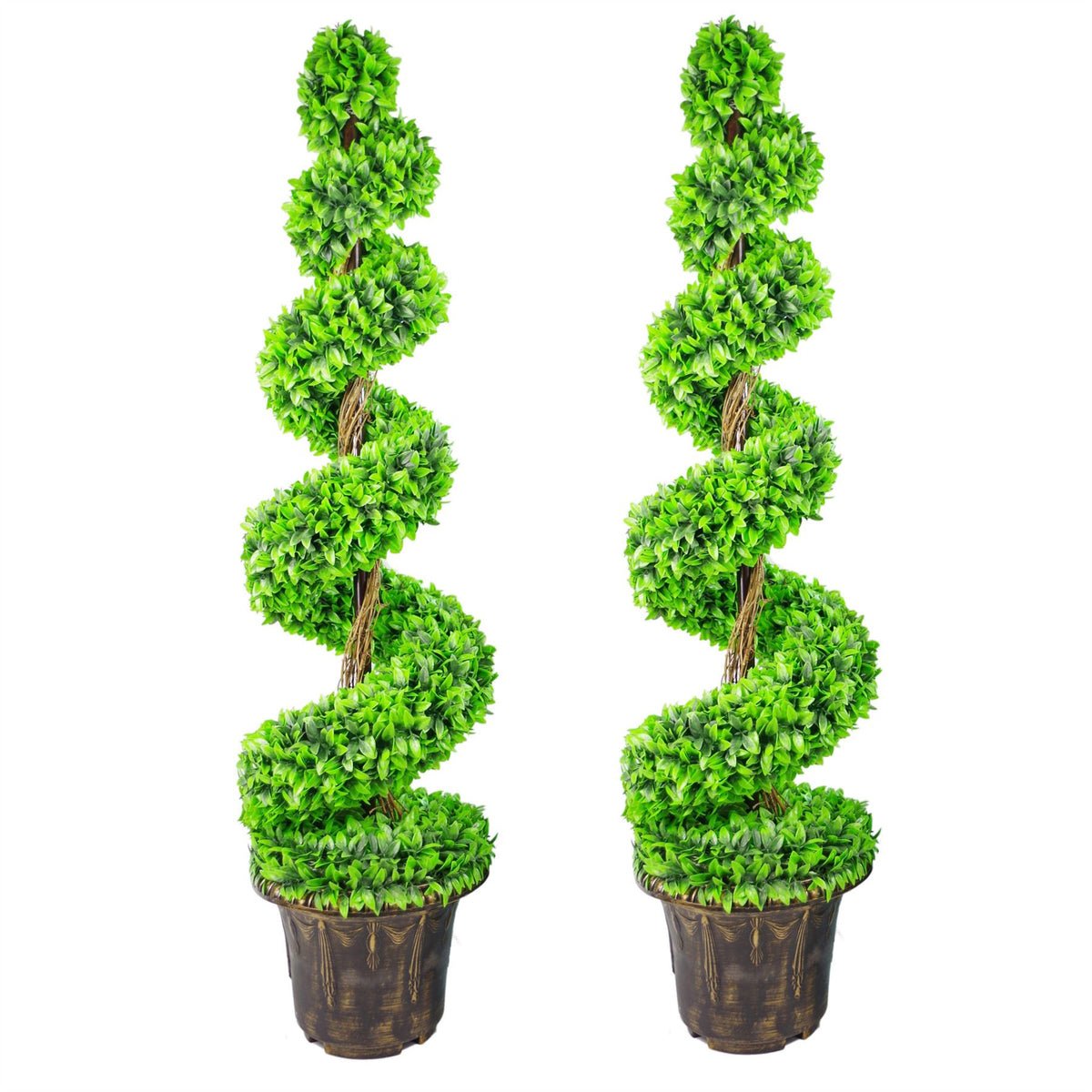 cortex-london-windsor-120cm-green-large-leaf-spiral-topiary-trees-pair