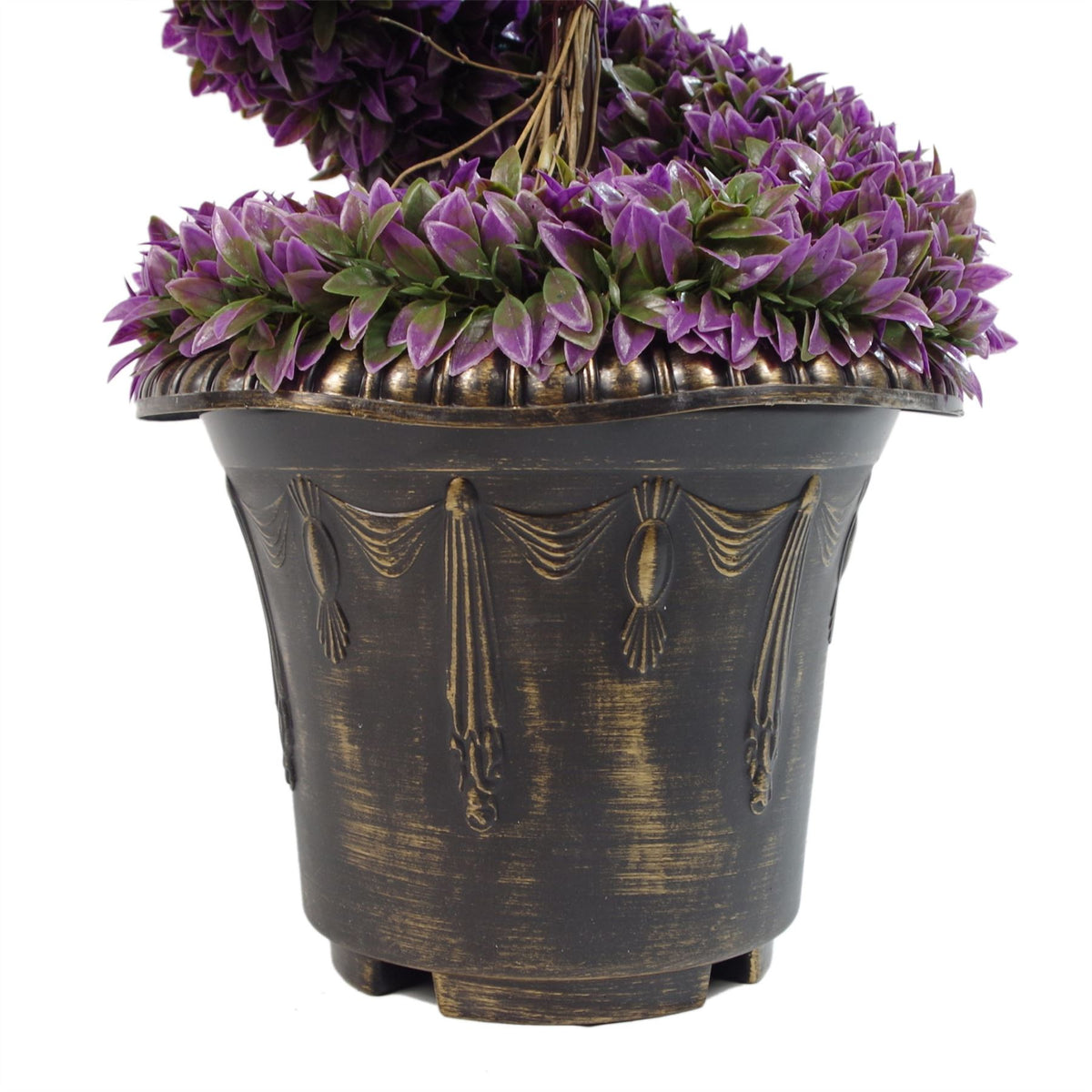 cortex-london-windsor-90cm-purple-large-leaf-spiral-topiary-trees-pair-decorative-plastic-planters