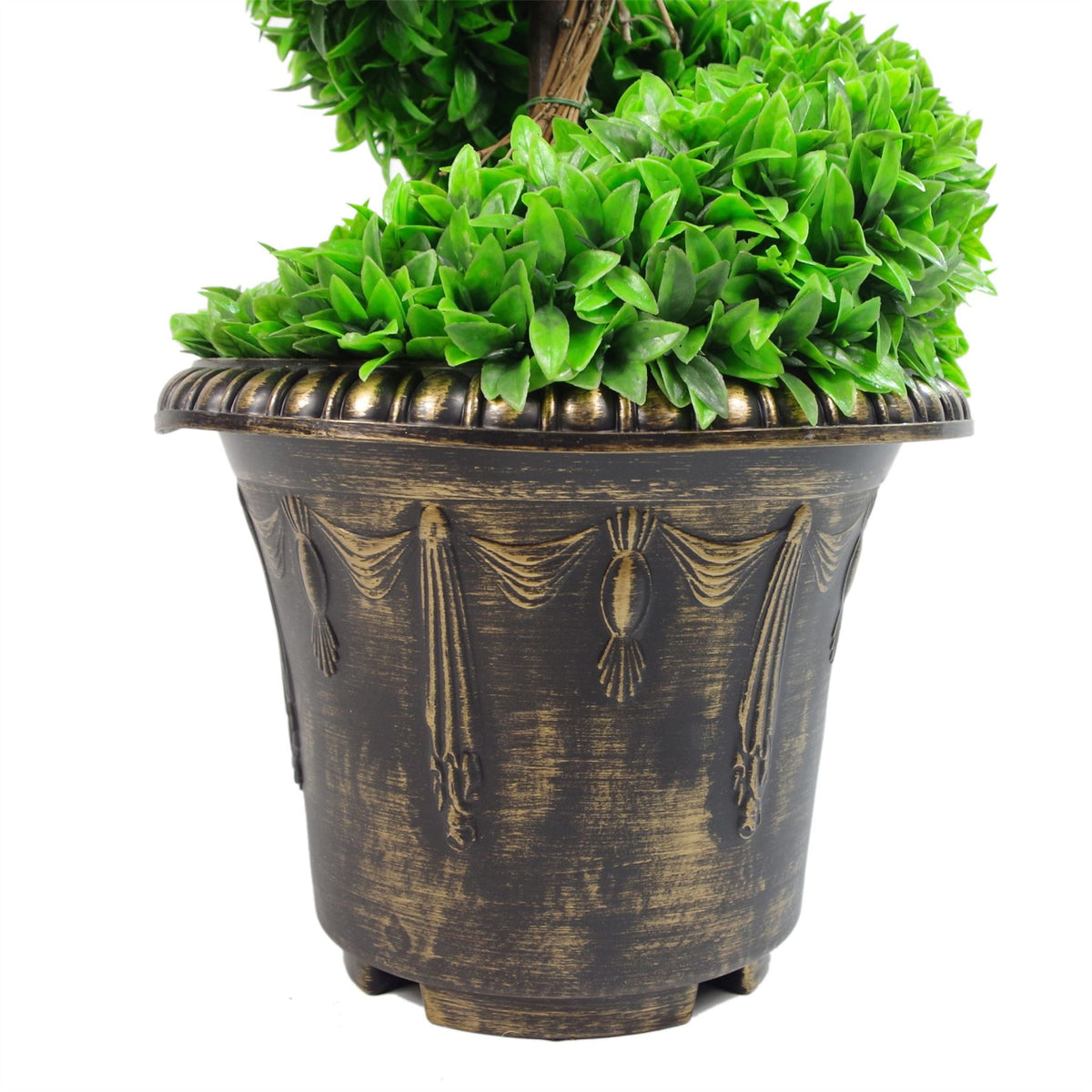 cortex-london-windsor-120cm-green-large-leaf-artificial-spiral-tree-decorative-plastic-planter