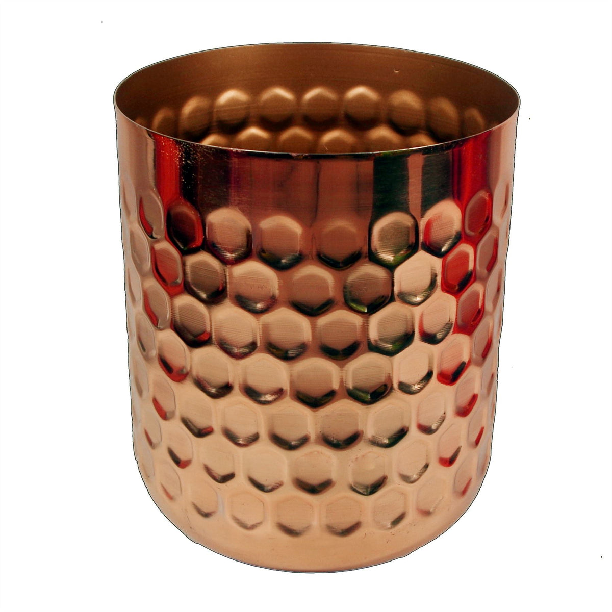 cortex-london-windsor-honeycomb-copper-metal-planter-indoor