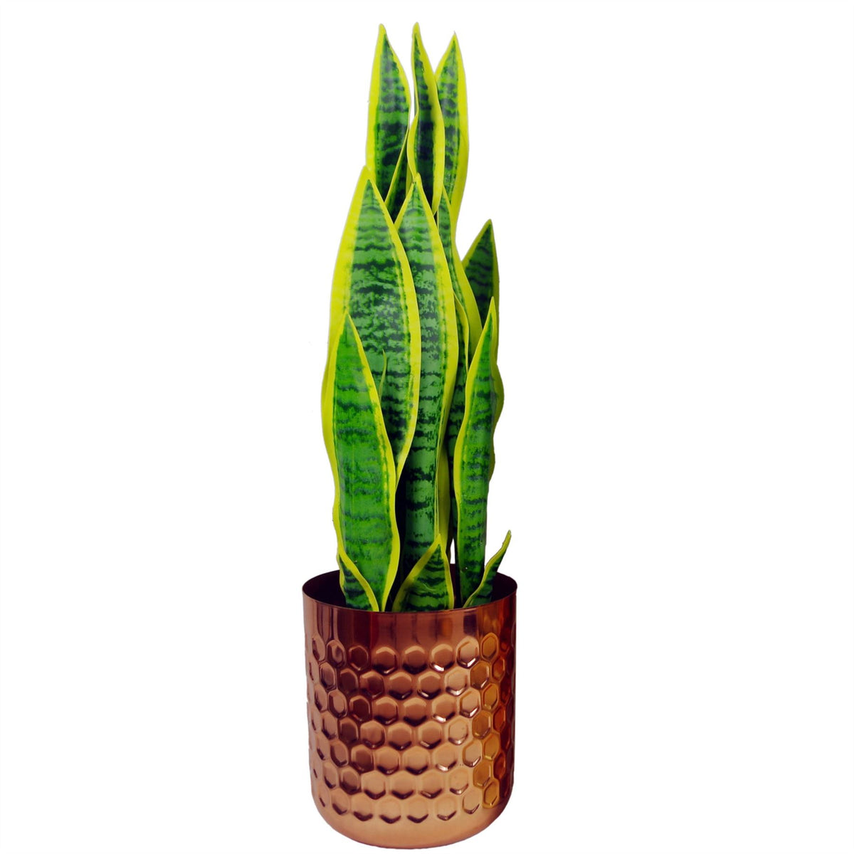 cortex-london-windsor-honeycomb-copper-metal-planter-indoor