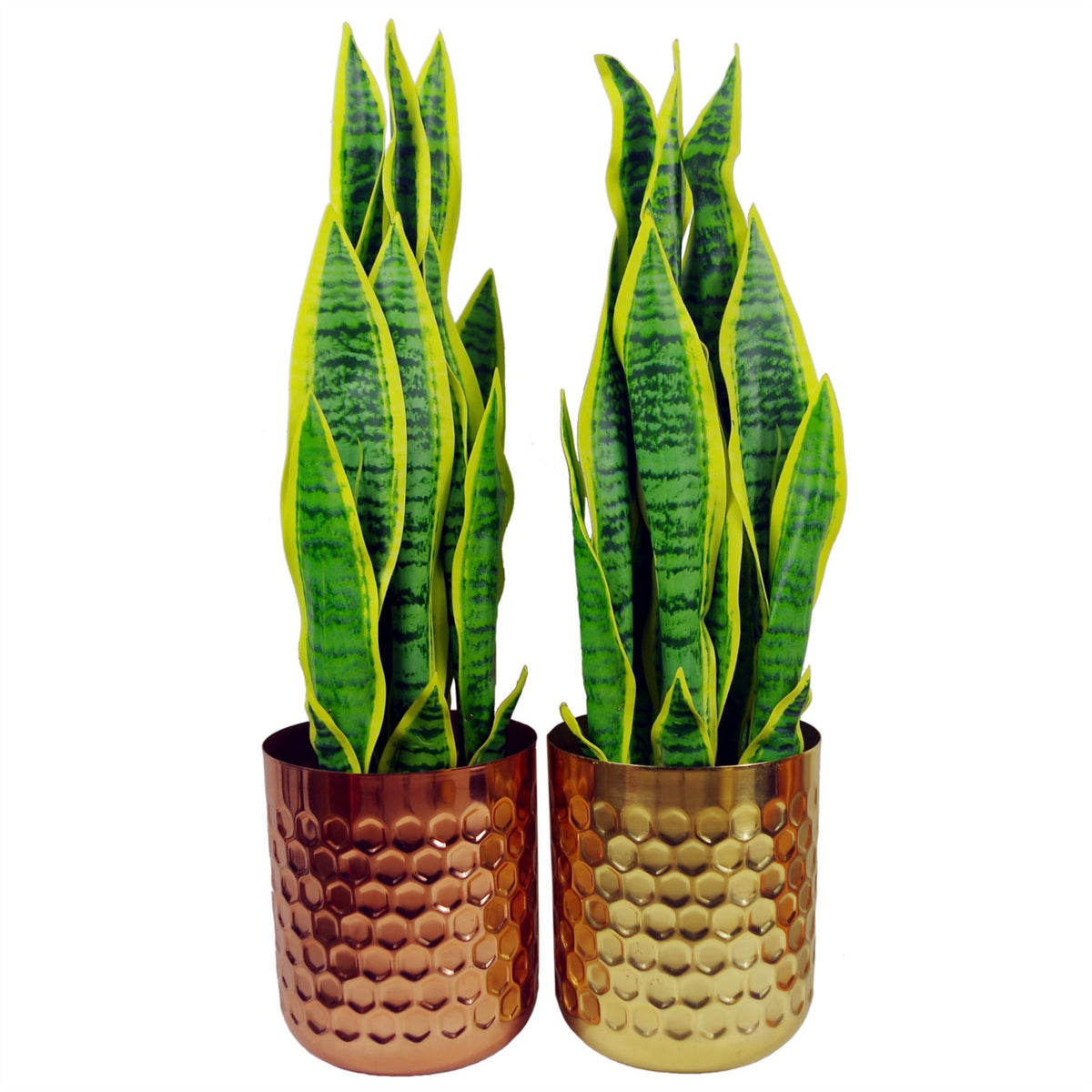 cortex-london-windsor-honeycomb-copper-metal-planter-indoor