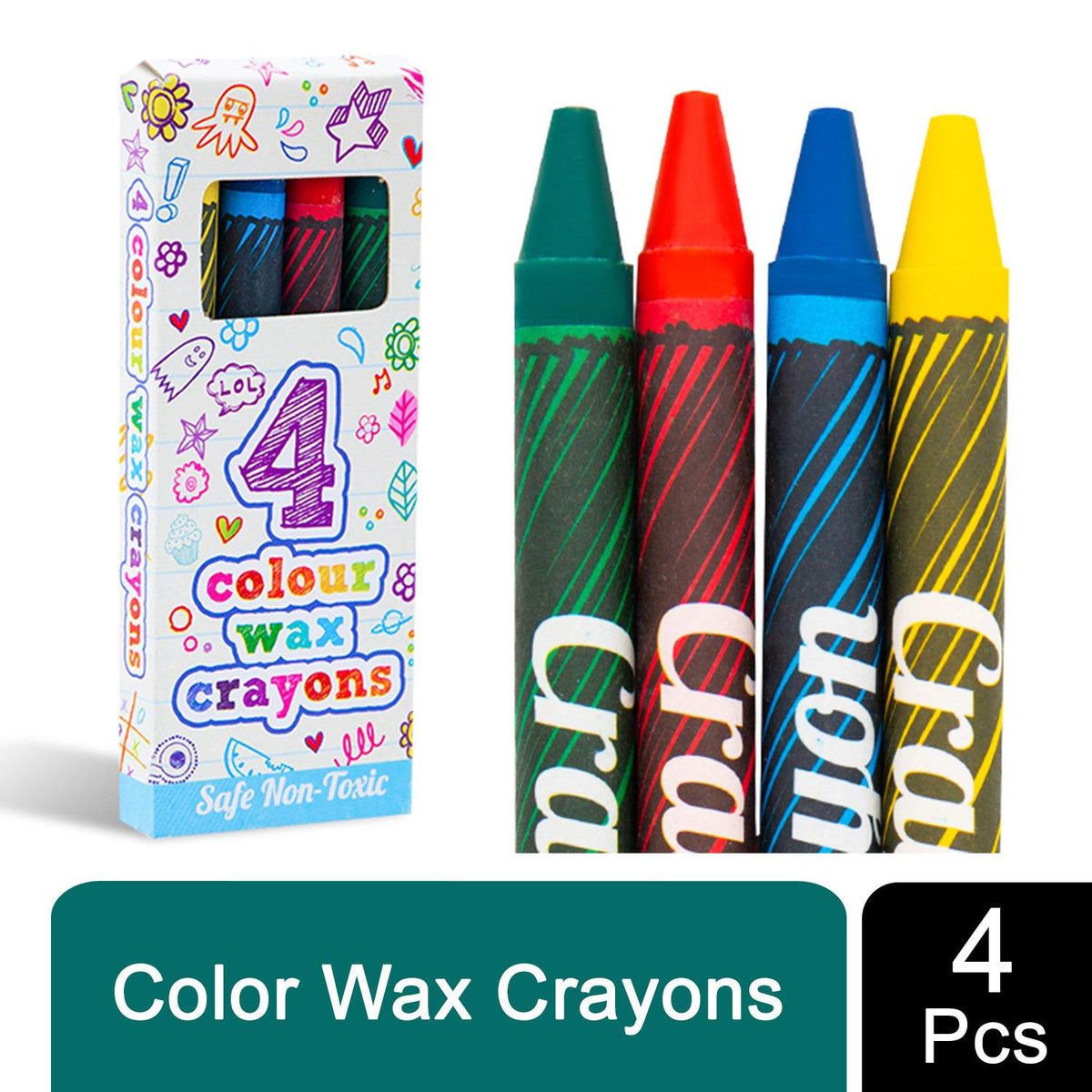 cortex-london-york-mini-assorted-colours-childrens-wax-crayons