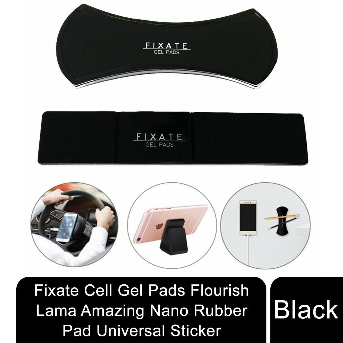 cortex-london-york-fixate-nano-gel-pad-black-universal-sticker