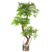 cortex-london-windsor-140cm-realistic-artificial-japanese-fruticosa-ficus-tree-metal-planter
