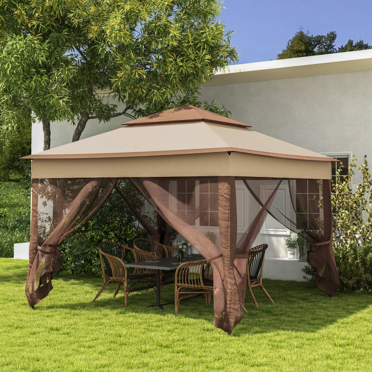 cortex-london-windsor-folding-garden-gazebo-light-grey-metal-polyester