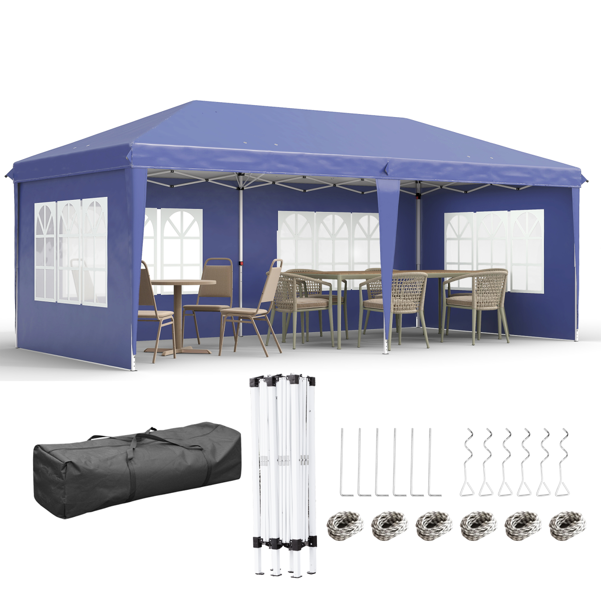 cortex-london-windsor-3-x-6m-heavy-duty-gazebo-party-tent-grey