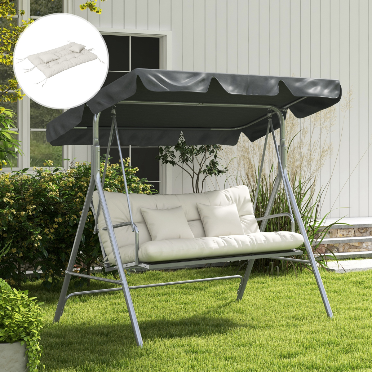 cortex-london-windsor-outsunny-outdoor-three-seater-cushion-set-charcoal-grey