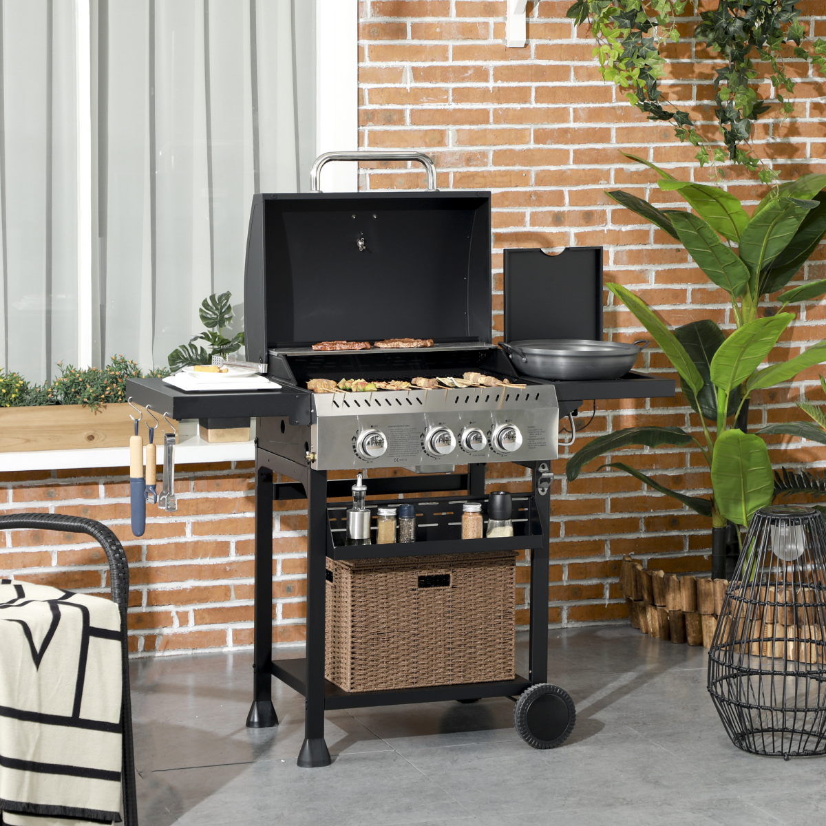 cortex-london-windsor-five-burner-gas-barbecue-grill-with-thermometer-and-warming-rack