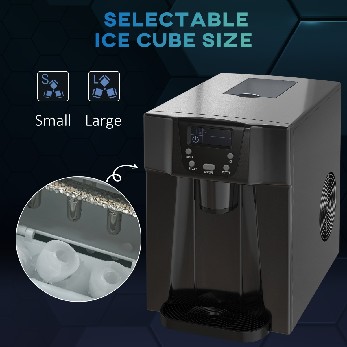 cortex-london-windsor-black-ice-maker-water-dispenser