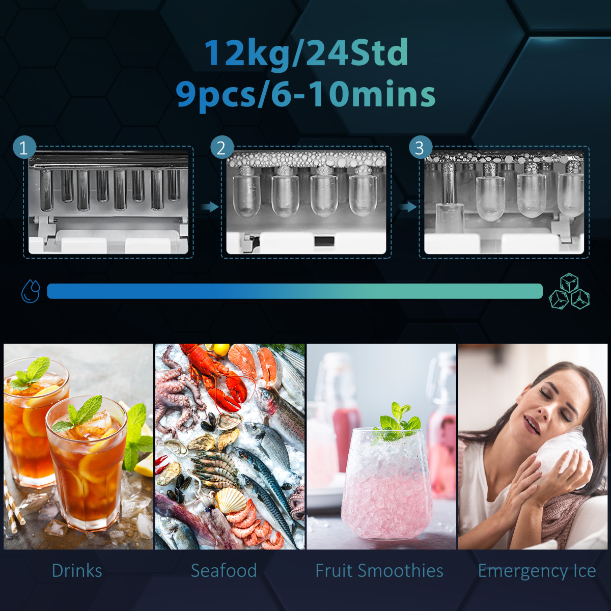 cortex-london-windsor-black-ice-maker-water-dispenser