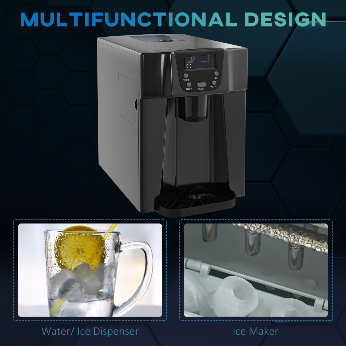 cortex-london-windsor-black-ice-maker-water-dispenser