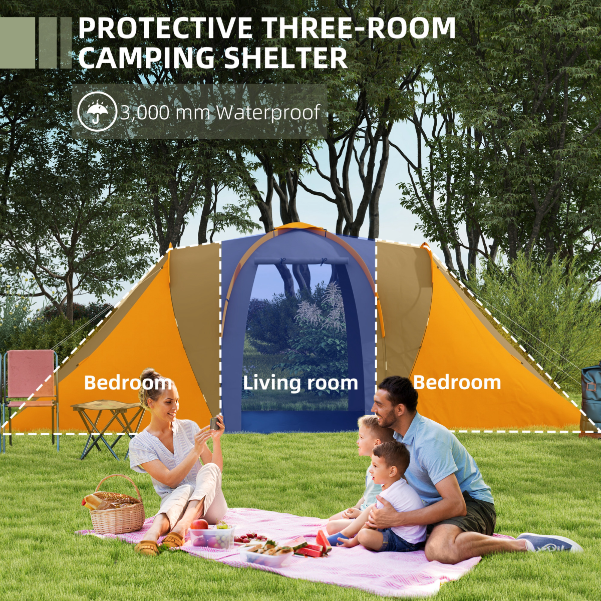cortex-london-windsor-6-man-camping-tent-two-bedrooms-living-area-grey-blue