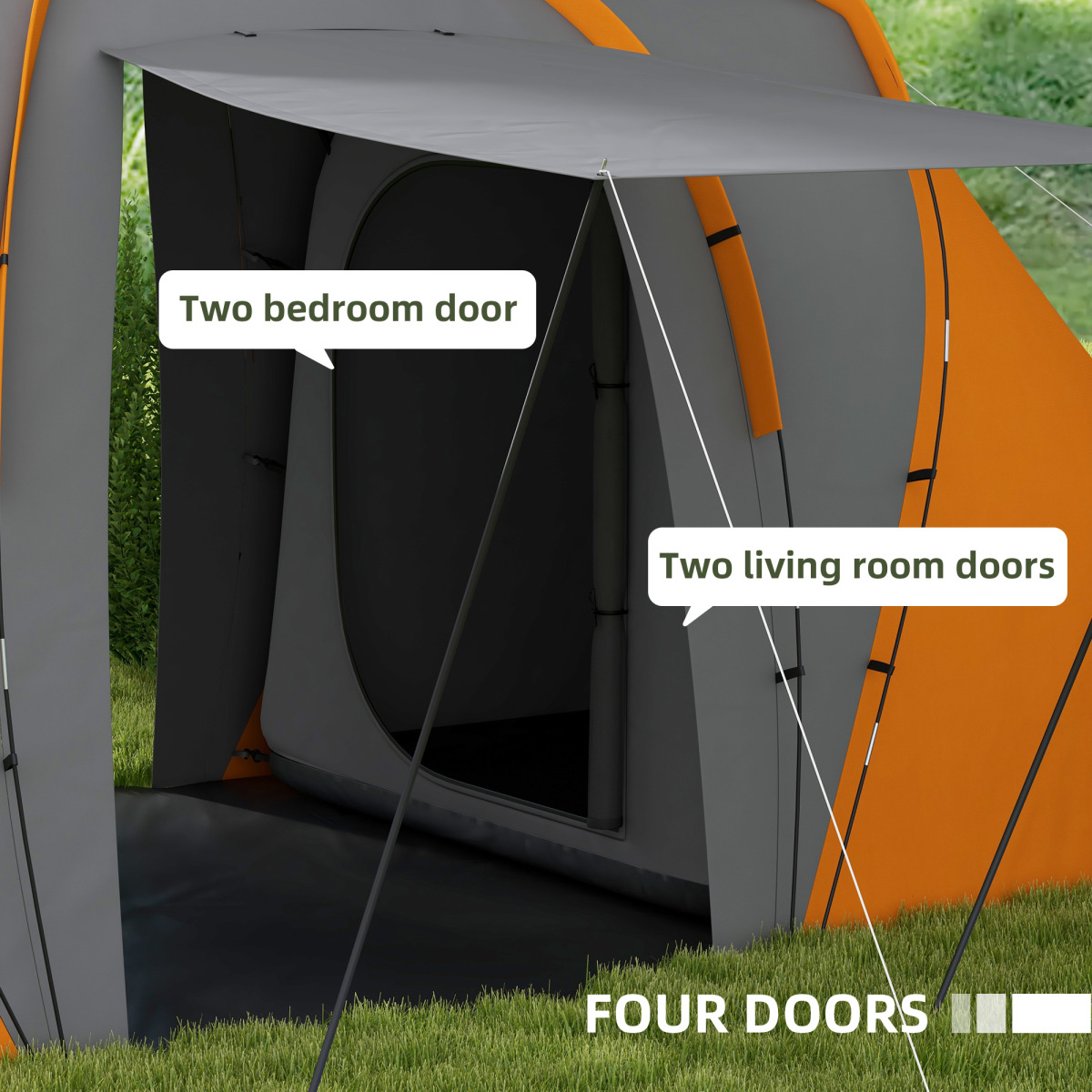 cortex-london-windsor-6-man-camping-tent-two-bedrooms-living-area-grey-blue