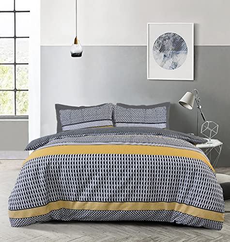 cortex-london-york-striped-geometric-mono-single-duvet-set-reversible-sleepdown