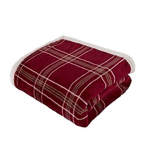 cortex-london-york-check-printed-fleece-throw-red-150x200