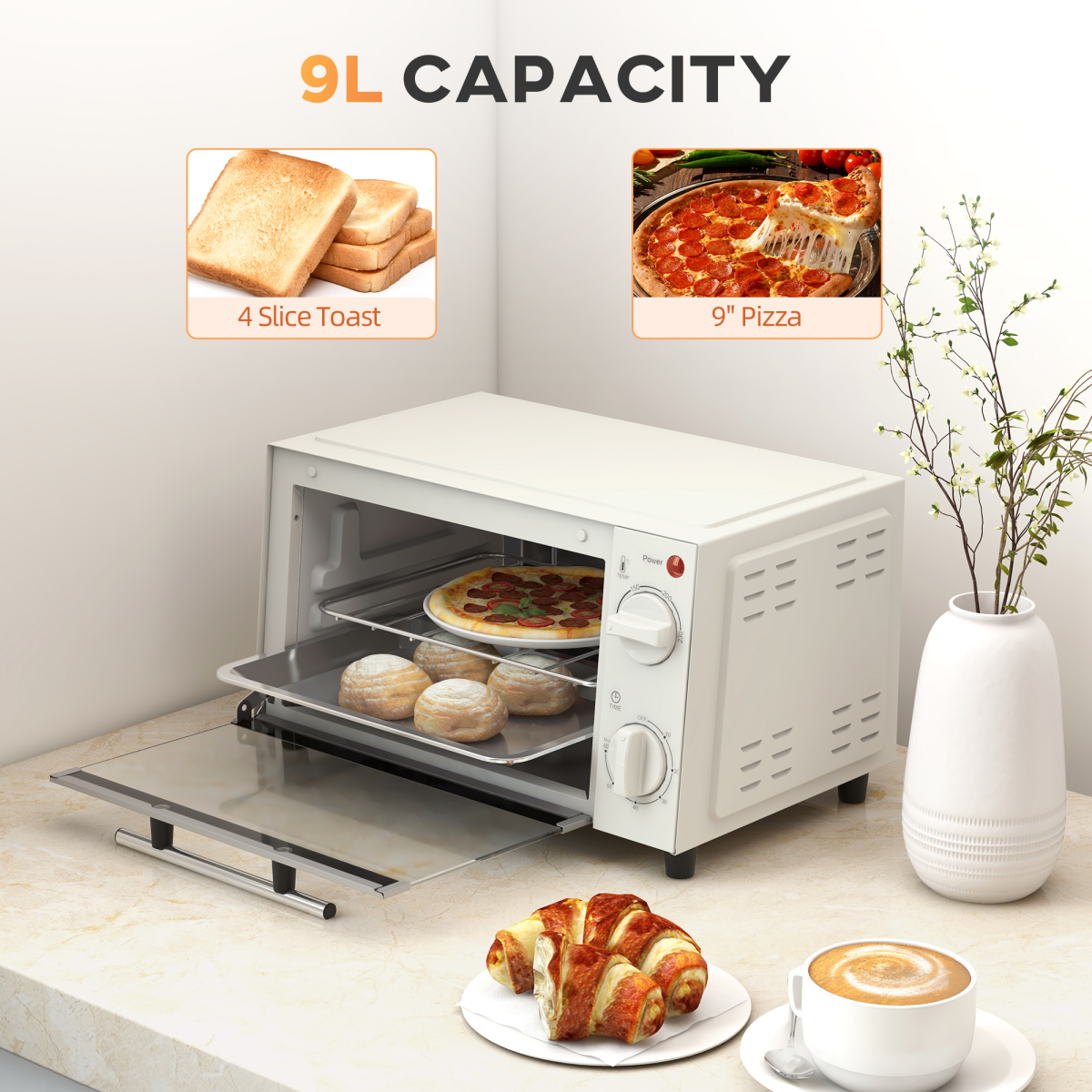 cortex-london-windsor-9l-countertop-mini-oven-grill-750w-cream-white