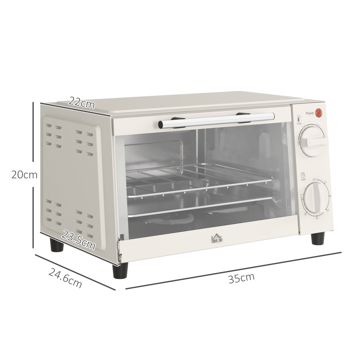 cortex-london-windsor-9l-countertop-mini-oven-grill-750w-cream-white