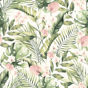 cortex-london-kew-tropical-floral-pink-green-wallpaper