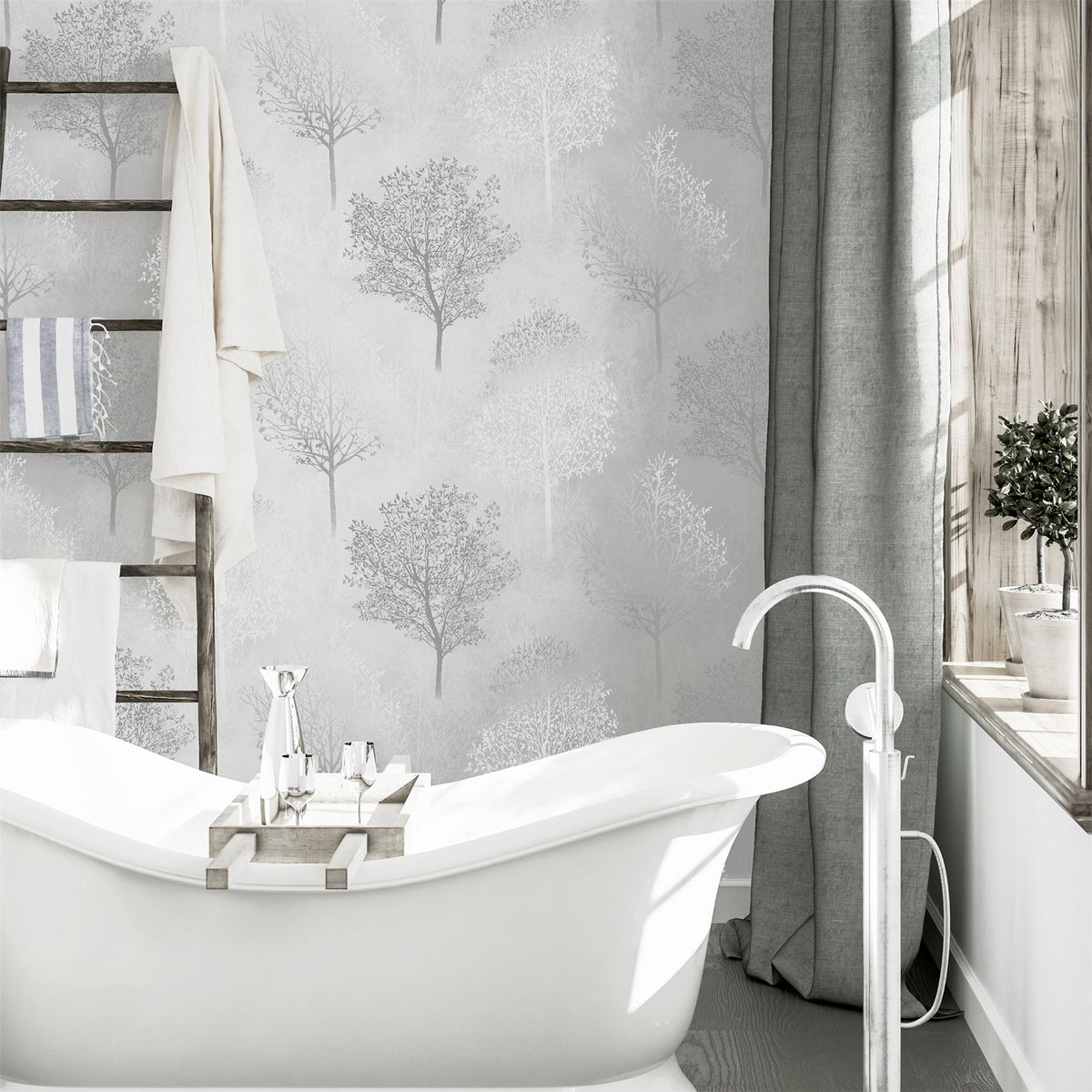 cortex-london-windsor-woodland-mono-vinyl-wallpaper-glitter-tree-silhouettes