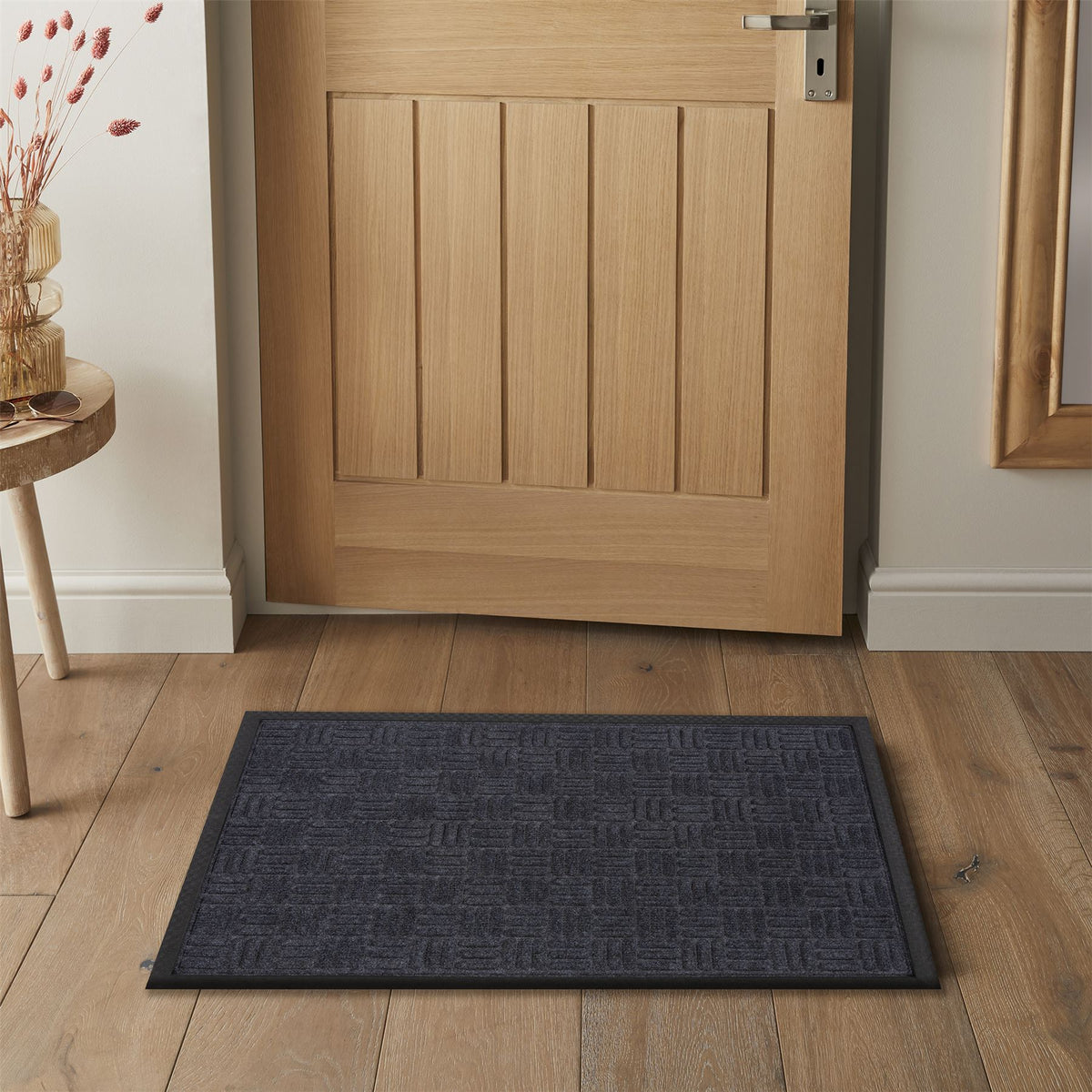 cortex-london-york-millbrook-cross-embossed-grey-polypropylene-45x75cm-doormat