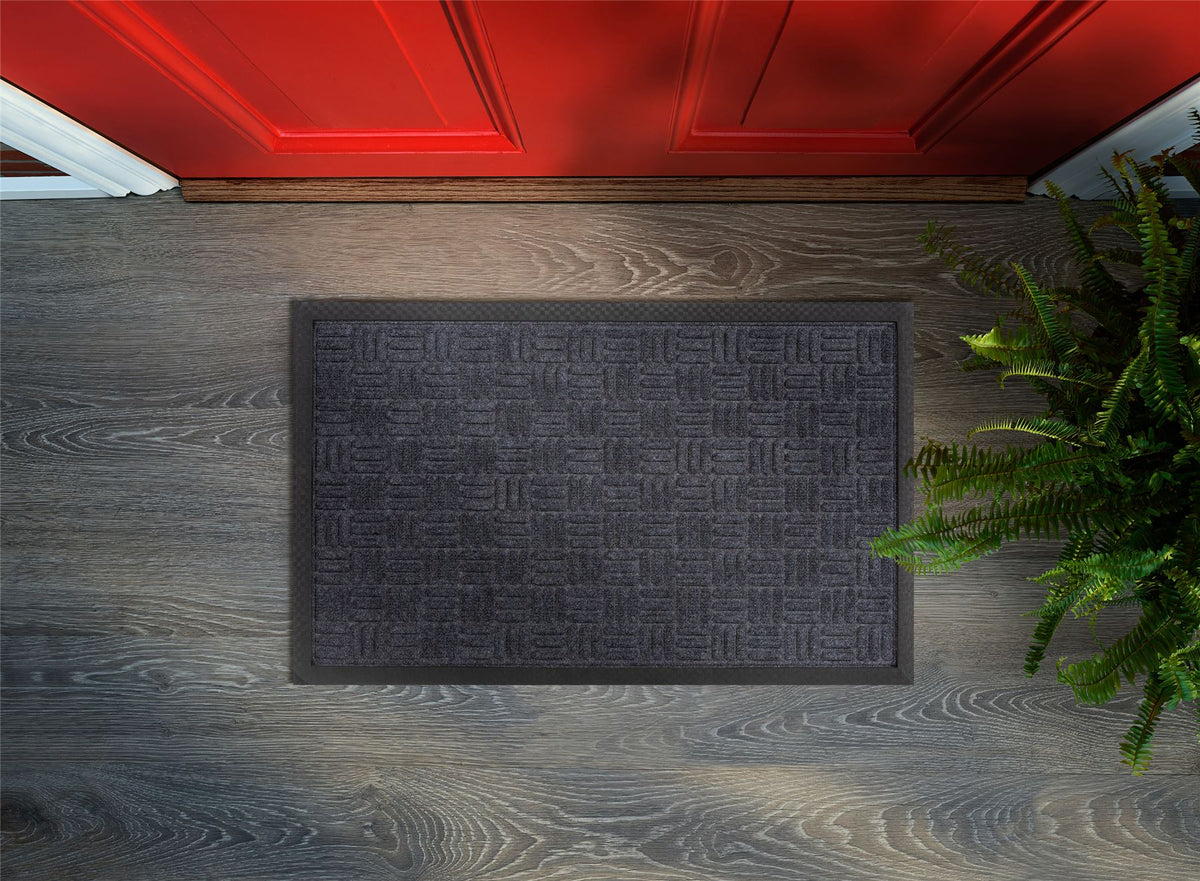 cortex-london-york-millbrook-cross-embossed-grey-polypropylene-45x75cm-doormat