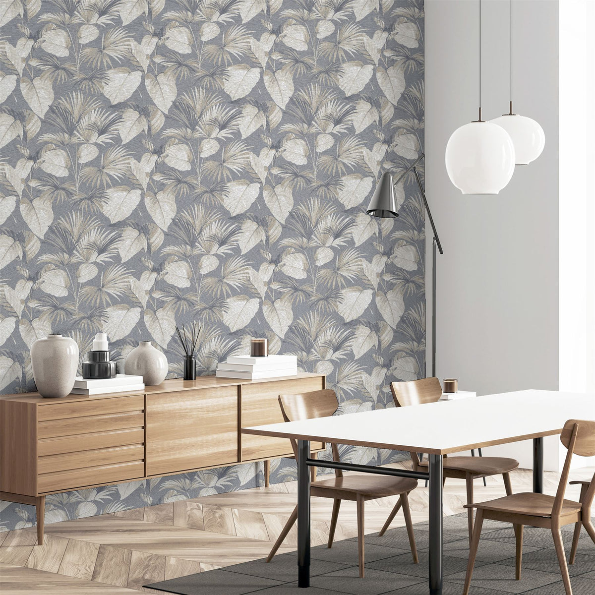 cortex-london-kensington-palm-grove-grey-wallpaper