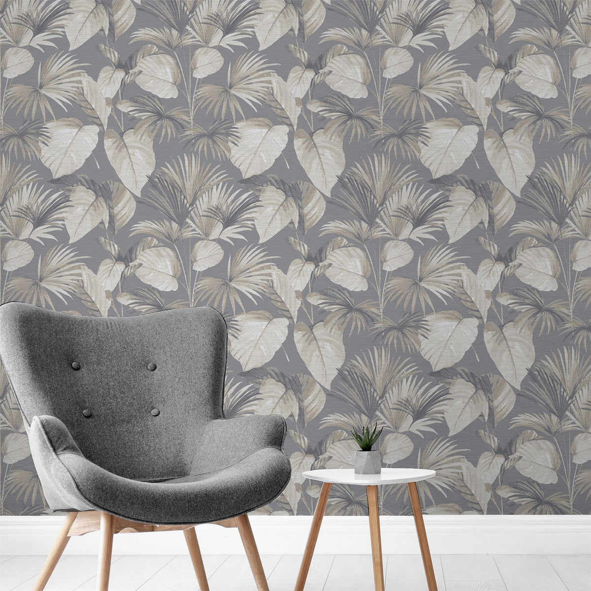 cortex-london-kensington-palm-grove-grey-wallpaper