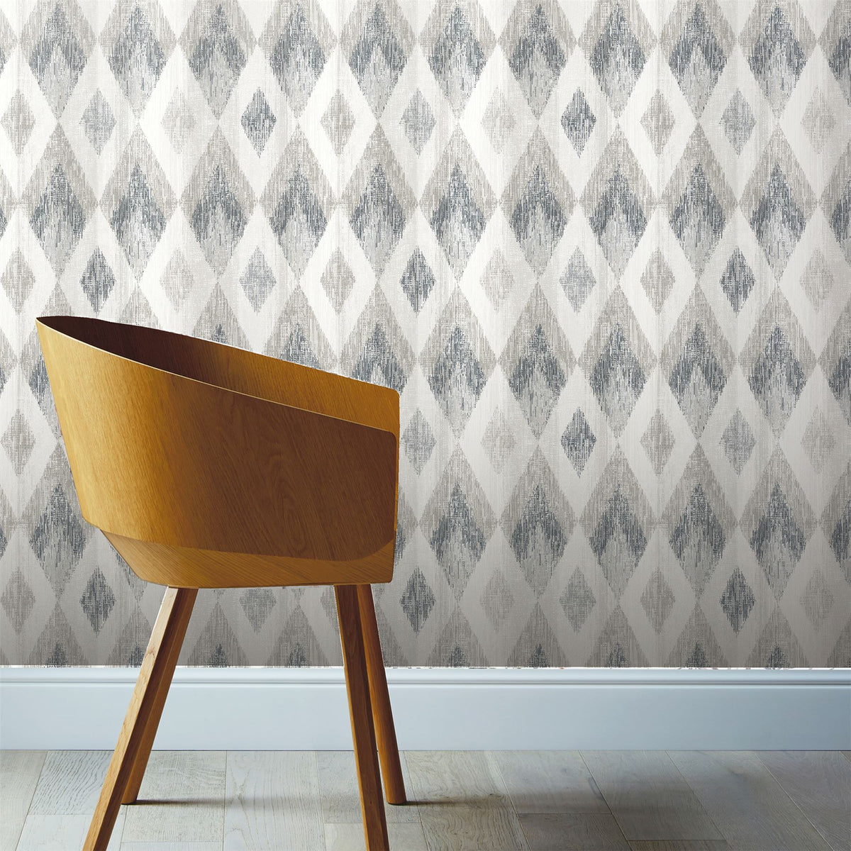 cortex-london-york-silver-diamond-textured-wallpaper