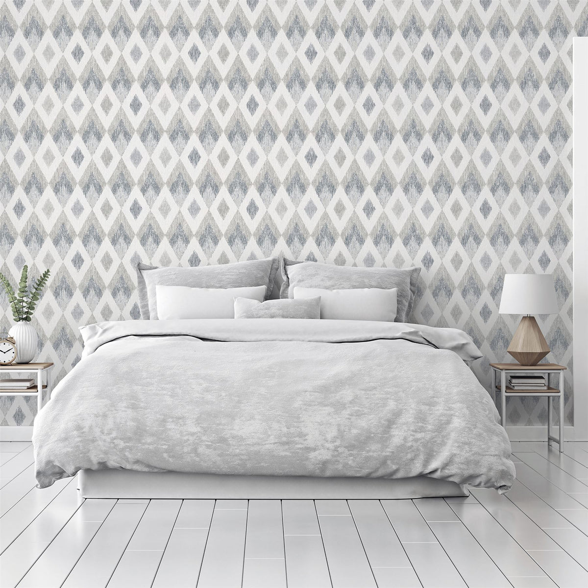 cortex-london-york-silver-diamond-textured-wallpaper