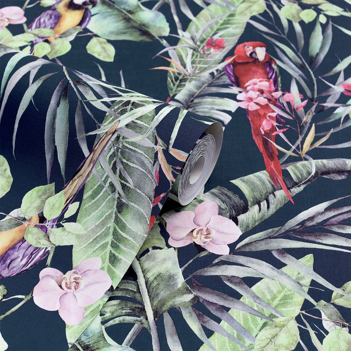 cortex-london-kew-tropical-parrot-navy-wallpaper-sw12