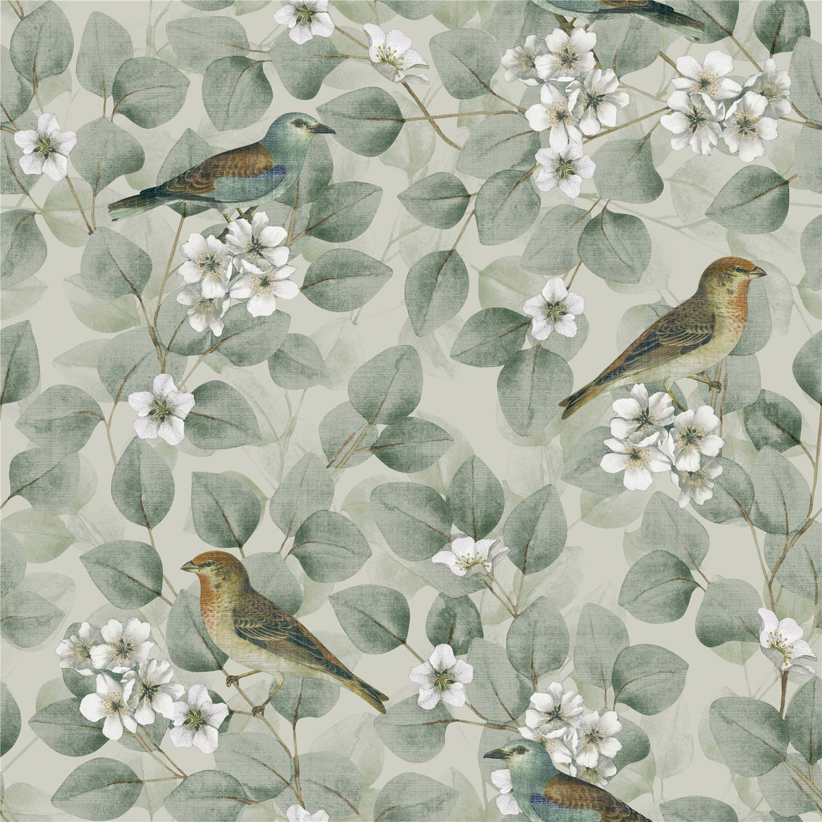 cortex-london-birds-blossoms-green-sw12-vintage-style-wallpaper